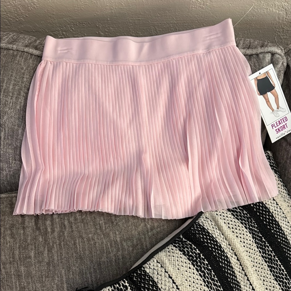 Pleated Pink Skirt